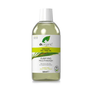 Dr Organic Enjuague Bucal de Árbol de Té 500 ml-1