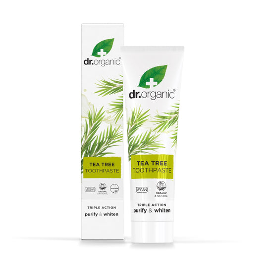 Dr Organic Pasta de Dientes de Árbol de Té 100 ml-1