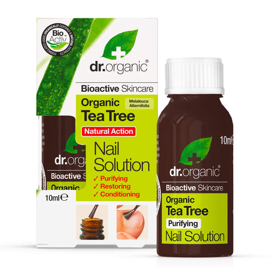 Dr Organic Solución Para Uñas de Árbol de Té 10 ml-1