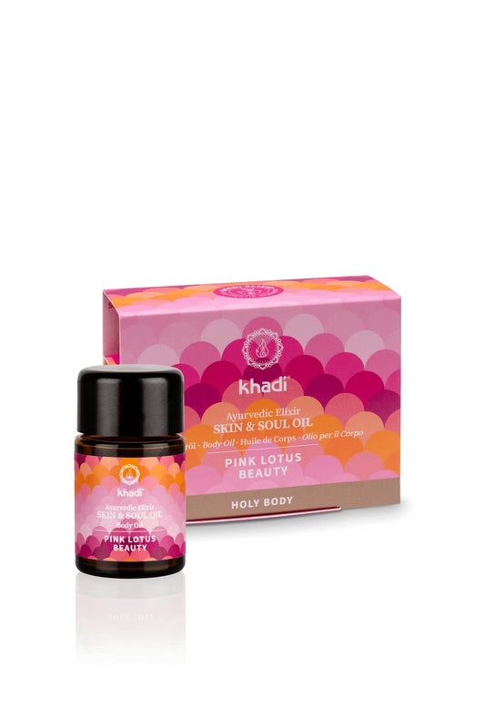 Khadi Aceite Elixir Ayurveda Loto Rosado- Equilibrio 10ml-1