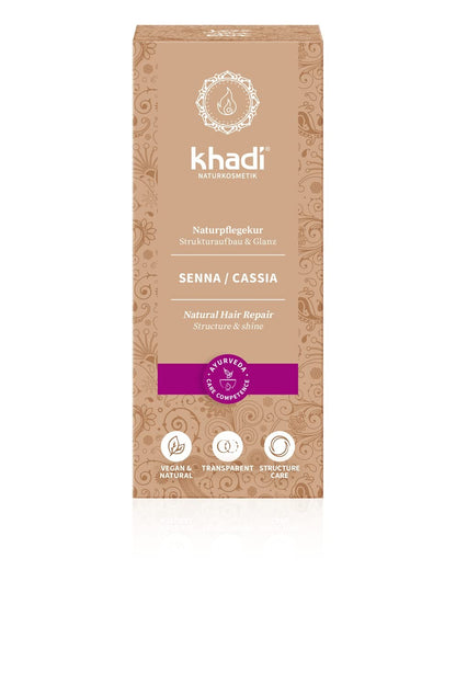 Khadi Henna Cassia-Neutra 100% Pura Khadi 100 g-1