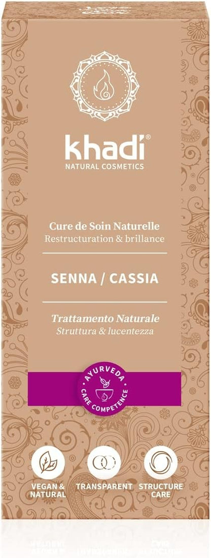 Khadi Henna Cassia-Neutra 100% Pura Khadi 100 g-2