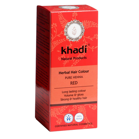 Khadi Henna Natural 100% Pura Rojo 100 g-1
