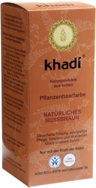 Khadi Herbal Color Castaño Avellana 100 g-1