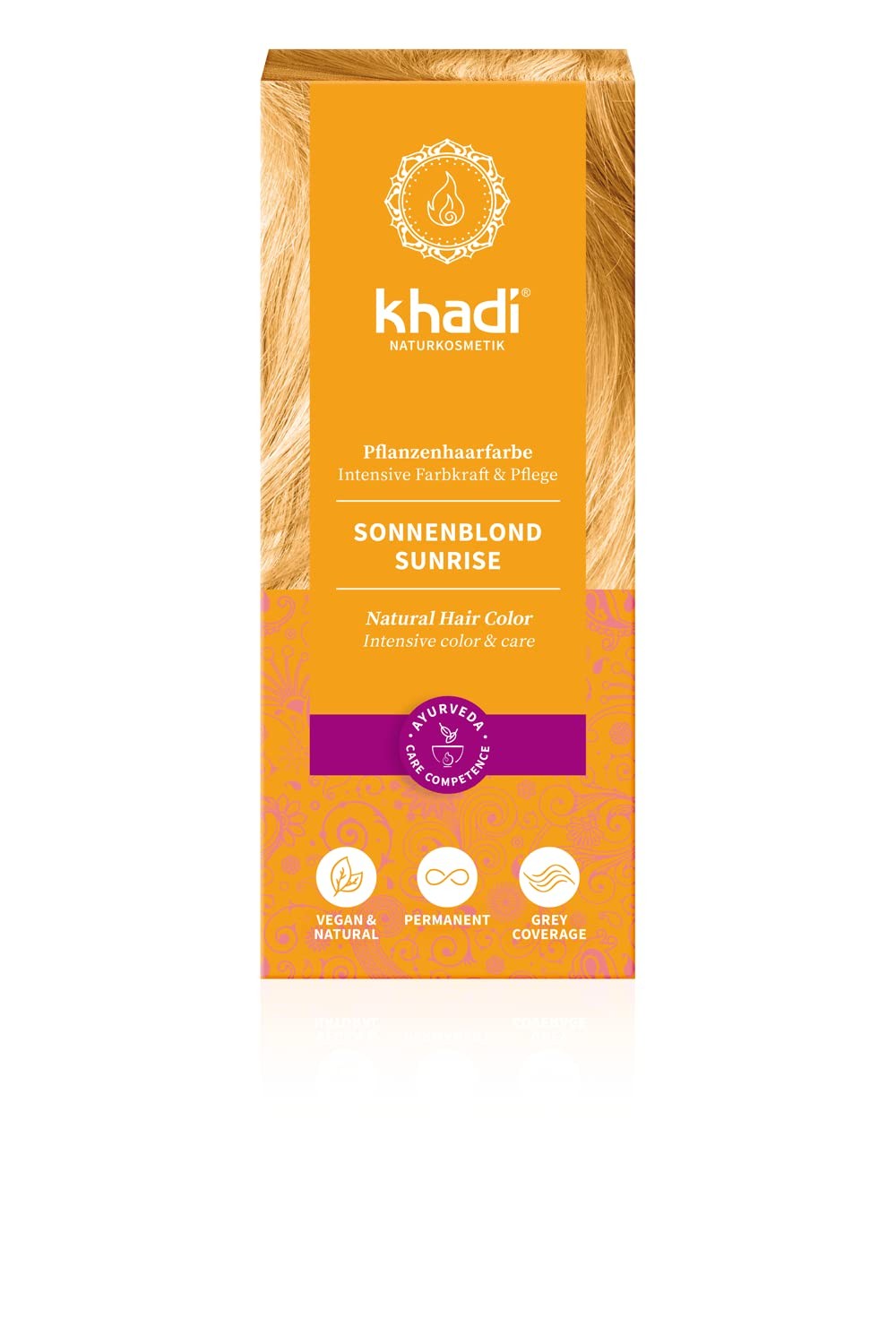 Khadi Herbal Color Rubio Amanecer-Miel 100 g-1