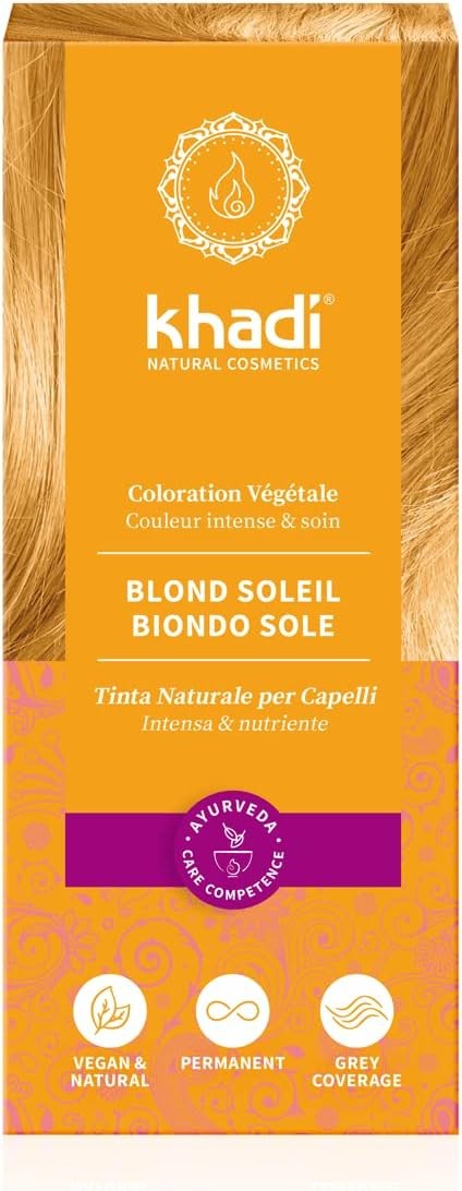 Khadi Herbal Color Rubio Amanecer-Miel 100 g-2