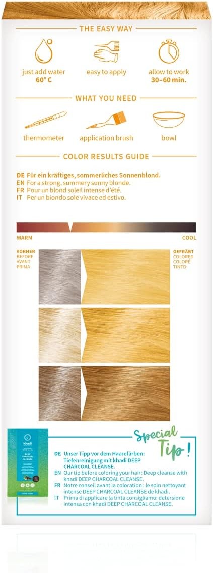 Khadi Herbal Color Rubio Amanecer-Miel 100 g-7