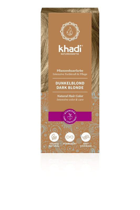 Khadi Herbal Color Rubio Oscuro/Ceniza 100 g-1