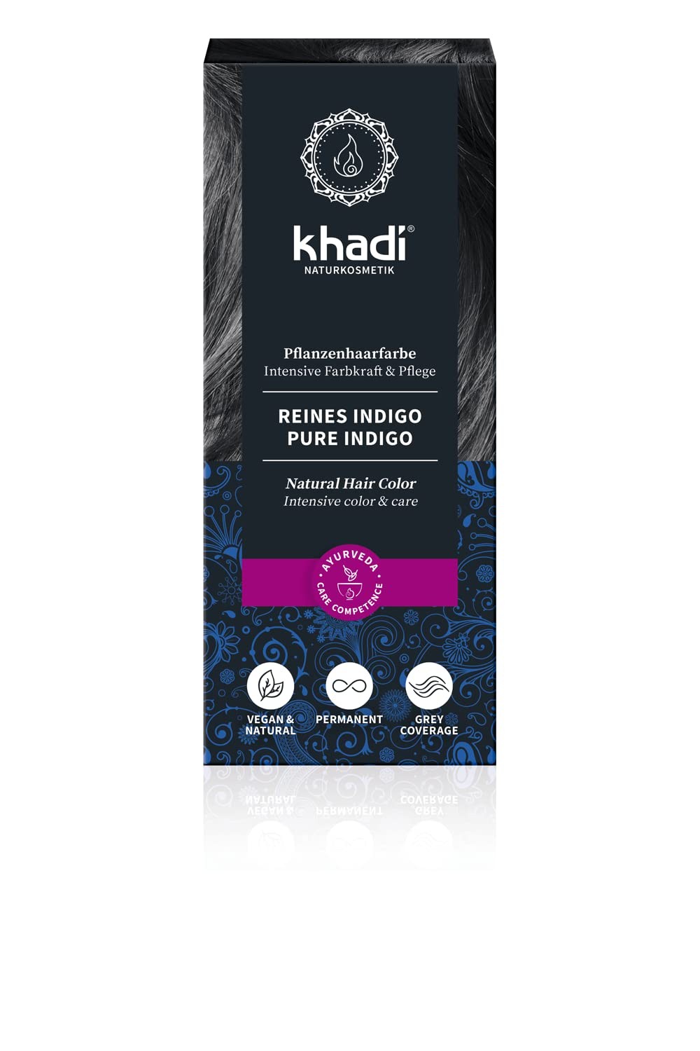 Khadi Indigo 100% Puro Y Natural Khadi 100 g-1
