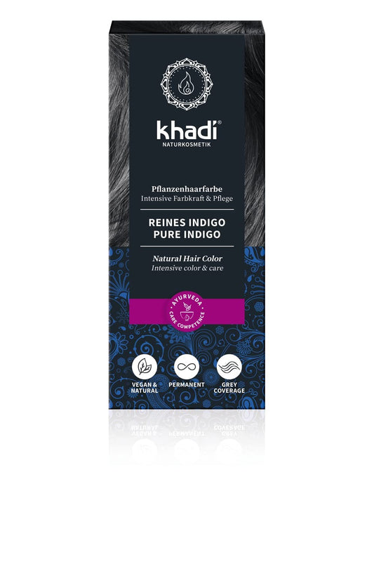 Khadi Indigo 100% Puro Y Natural Khadi 100 g-1