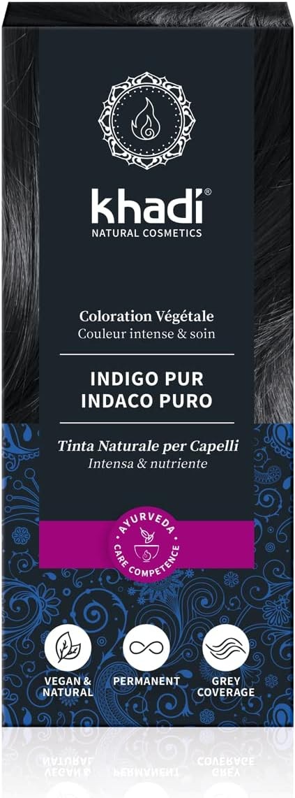Khadi Indigo 100% Puro Y Natural Khadi 100 g-2