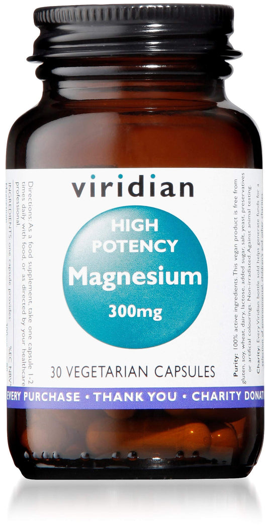 Viridian Magnesio de Alta Potencia 300 Mg 30 Vcaps-1