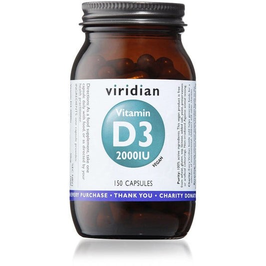 Viridian Vitamin D3 Vegana 2000 Iu 60 Vcaps-1