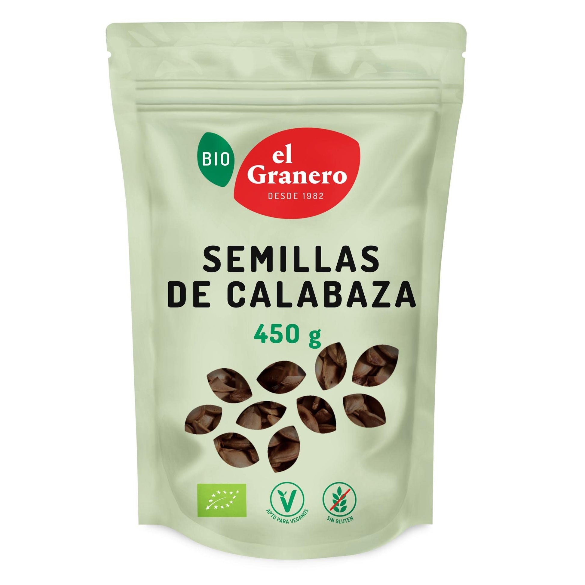 El Granero Integral Semillas Calabaza Bio 450 g-1