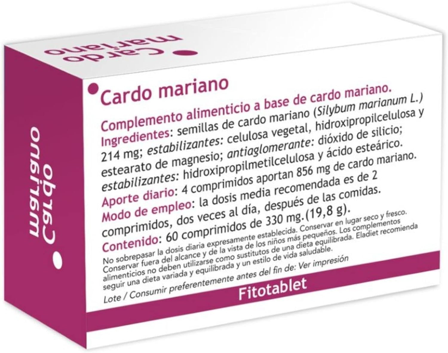 Eladiet Cardo Mariano 60 Com 330 mg-2