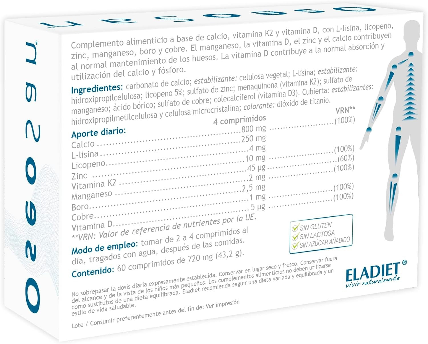 Eladiet Oseosan 720 Mg 60 Comprimidos-2
