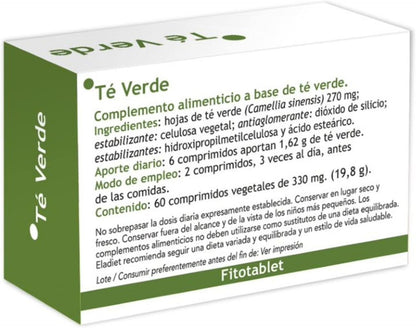 Eladiet Te Verde Fitotablet 60 Comprimidos-2