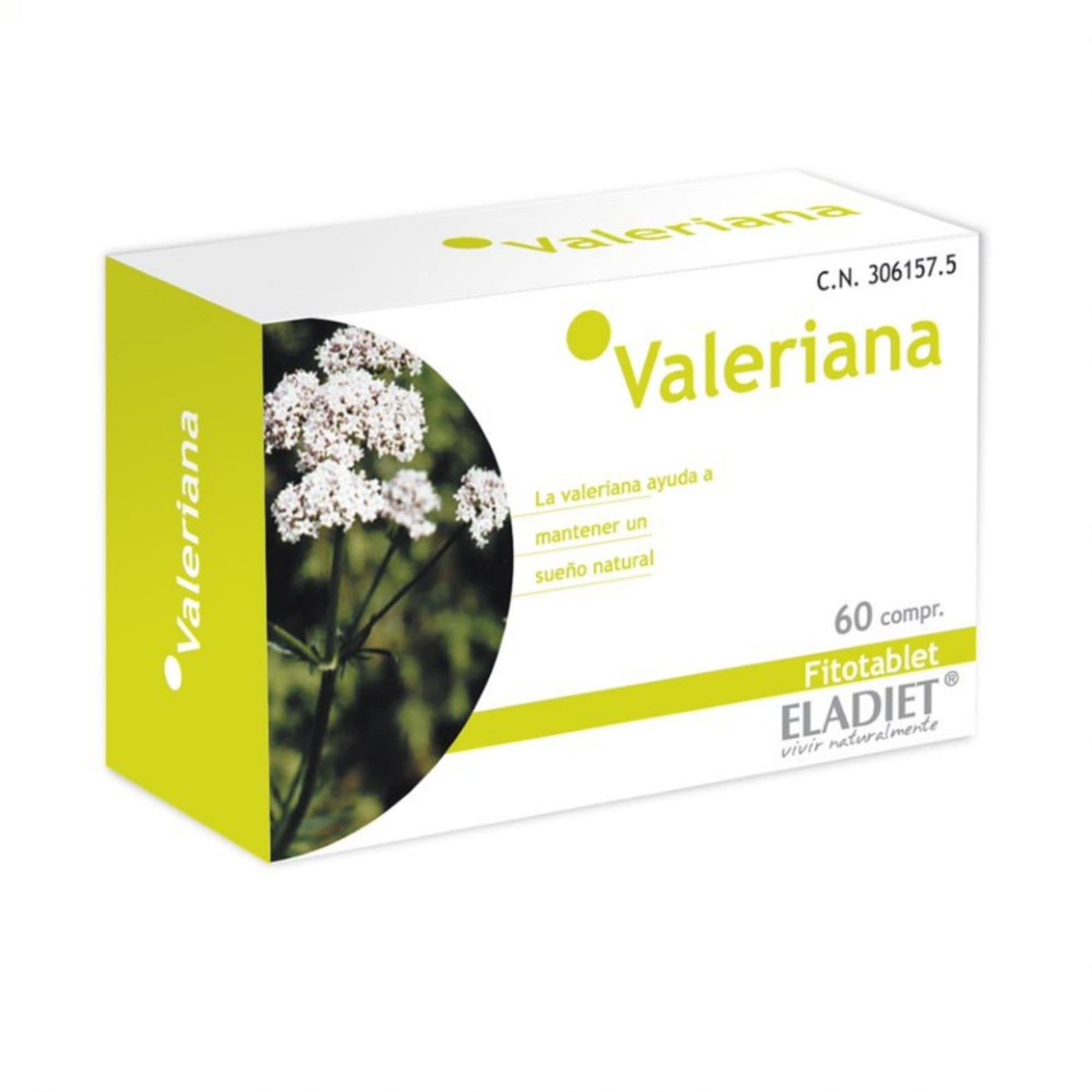 Eladiet Valeriana Recubierta Fitotablet 60 Comprimidos-1