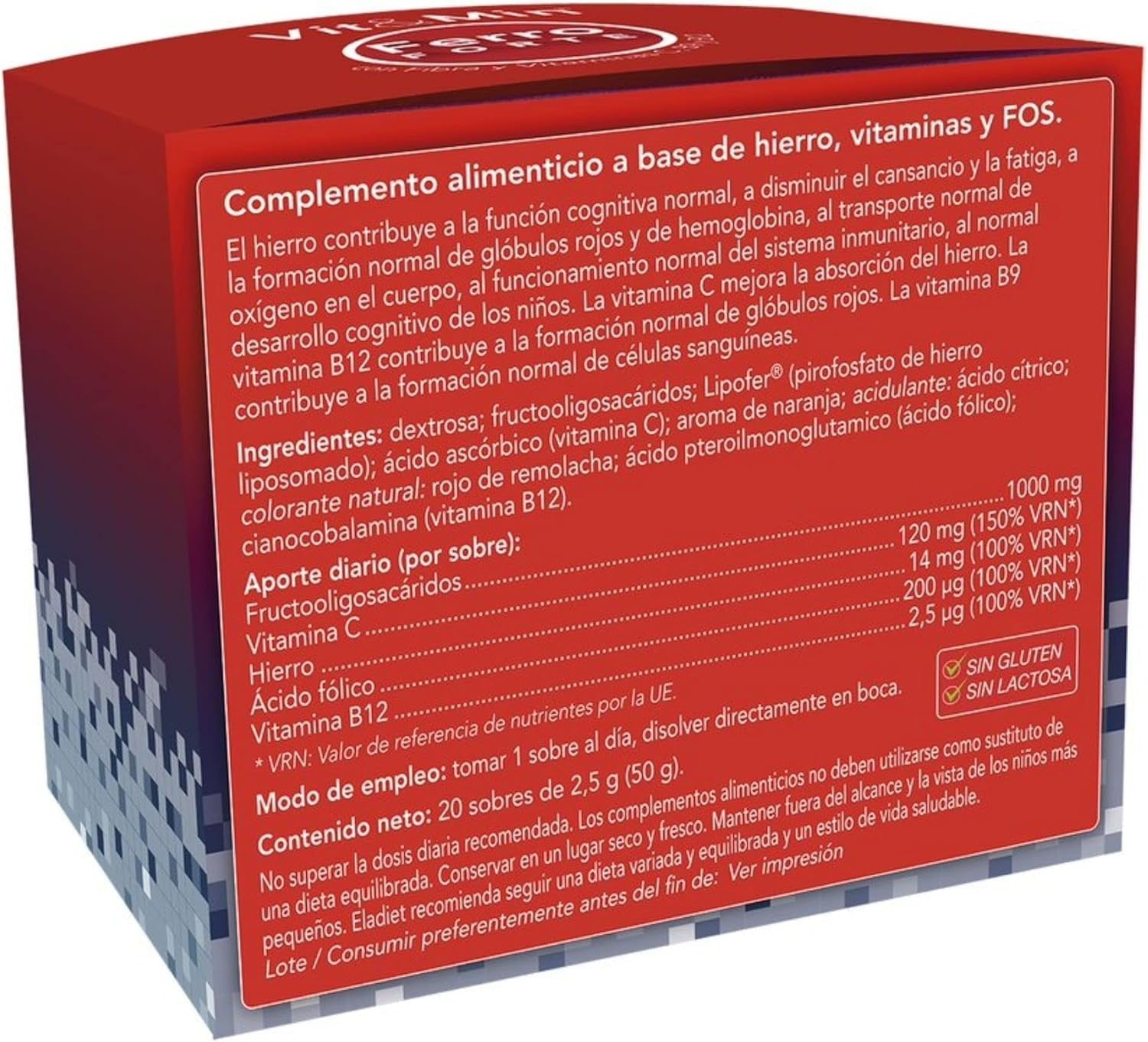 Eladiet Vit&Min Ferro Forte 20 Sticks-2