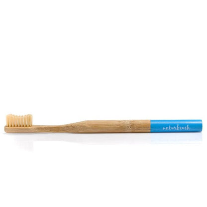 Naturbrush Cepillo de Dientes de Bambu Adulto Azul-1