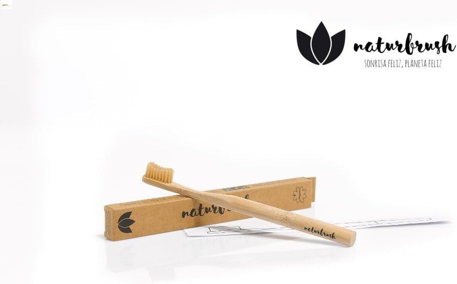 Naturbrush Cepillo de Dientes de Bambu Adulto Natural-4
