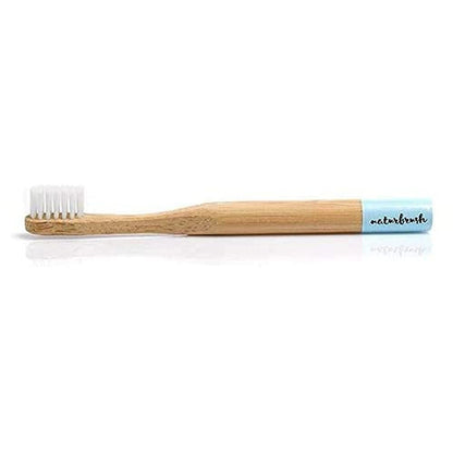 Naturbrush Cepillo de Dientes de Bambu Niños/As Azul-1