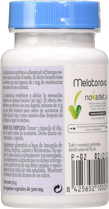 Novadiet Melatonova 60 Cápsulas-2