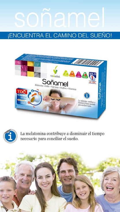 Novadiet Soñamel 30 Comprimidos-2