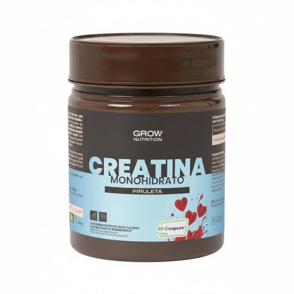 Grow Nutrition Creatina Mono-hidratada Creapure Chupa-Chupa – 250 g