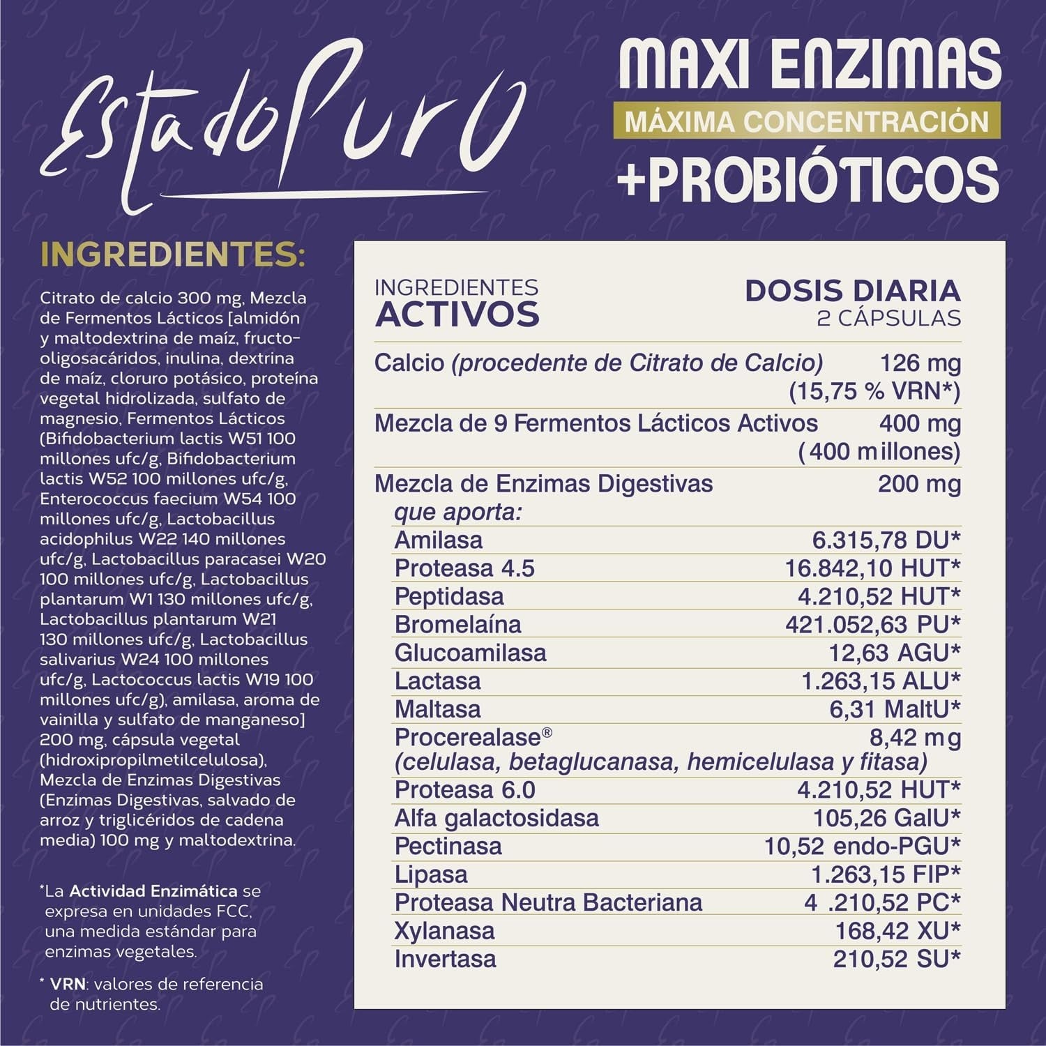Tongil Estado Puro Maxi Enzimas Con Probioticos 40 Vcaps-3