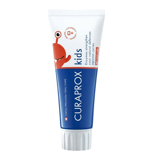 Curaprox Kids Pasta de Dientes Fresa sin Flúor +0 Años 60 ml