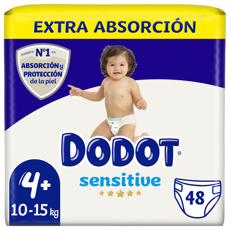 Dodot Sensitive Extra-Jumbo Pack Talla 4 - 48 uds.-1