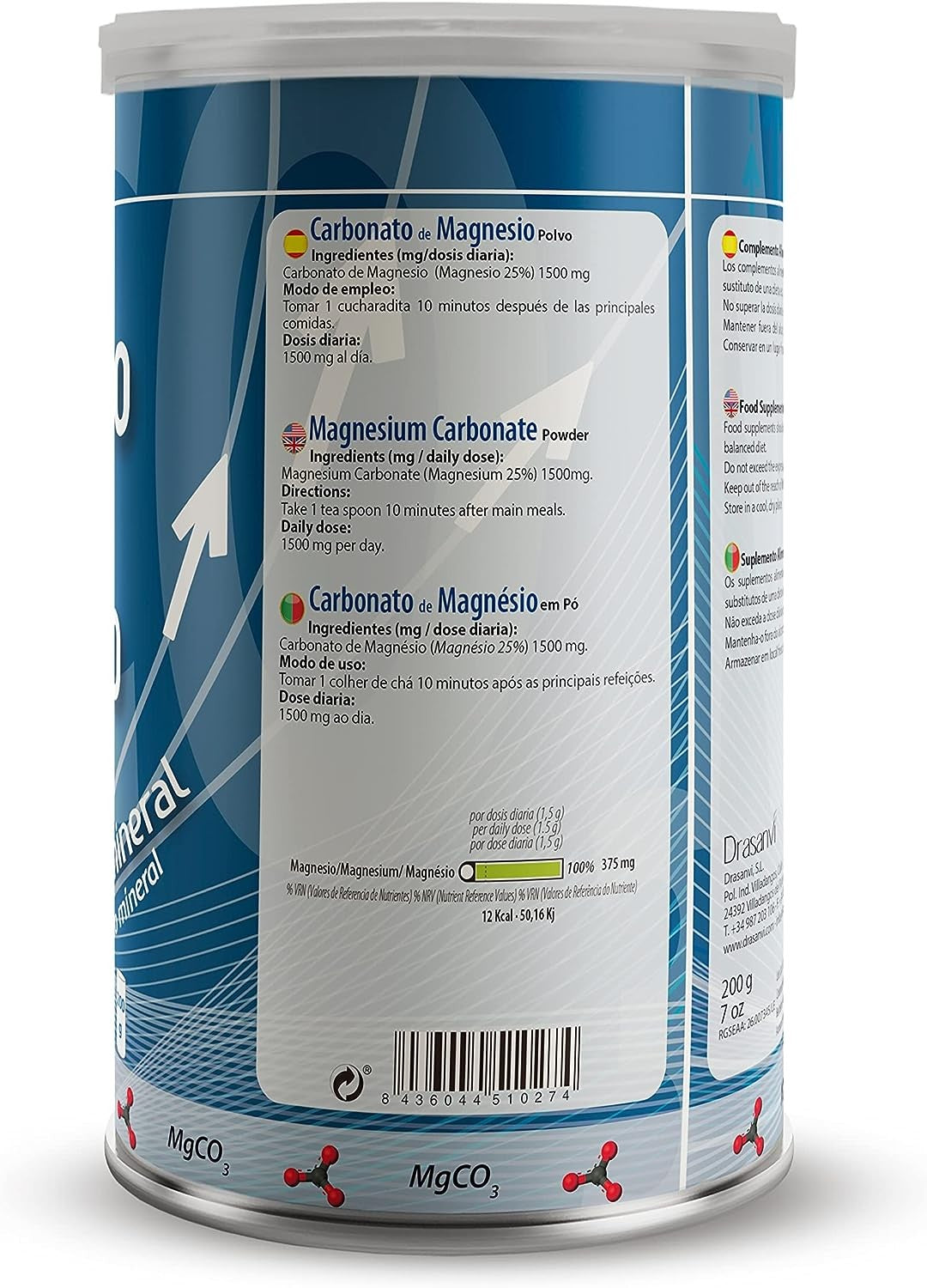 Drasanvi Carbonato Magnesio 200 g-2