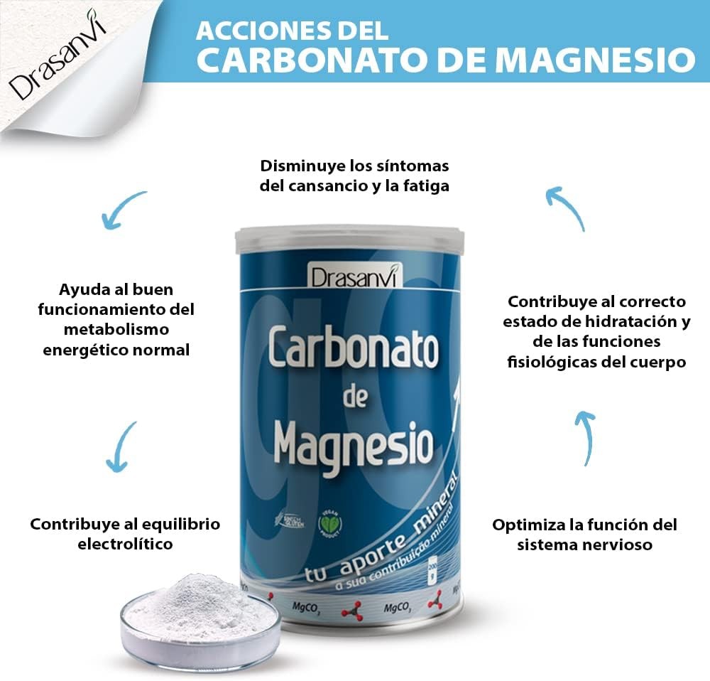 Drasanvi Carbonato Magnesio 200 g-5
