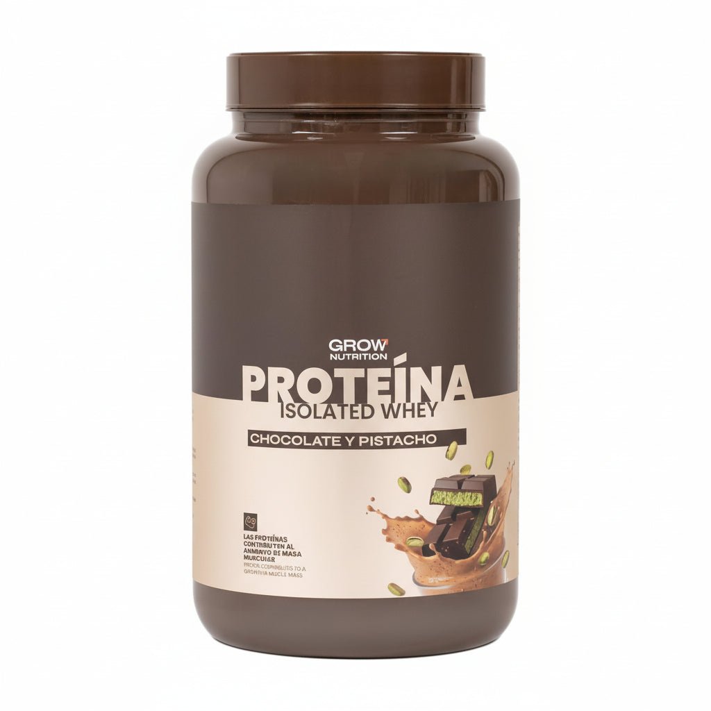 Grow Nutrition Proteína Whey Chocolate Pistácio – 1 kg