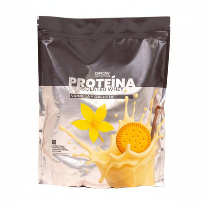 Grow Nutrition Doypack Protéine Whey Vanille Biscuit – 500 g