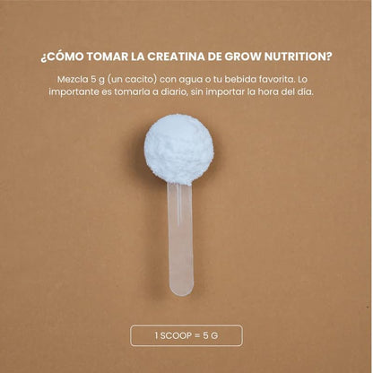 Grow Nutrition Creatine Monohydrate Creapure Watermelon Melon – 250 g