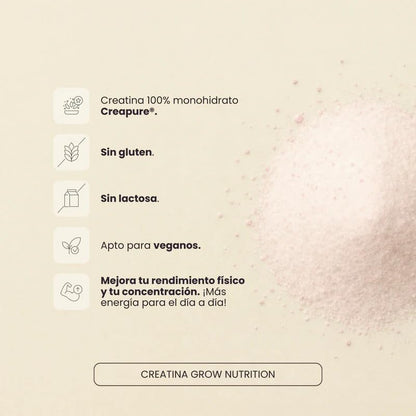 Grow Nutrition Creatine Monohydrate Creapure Watermelon Melon – 250 g