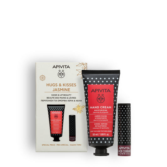 Creme de Mãos com Jasmim 50ml + Bálsamo Labial com Groselha Negra 4,4g