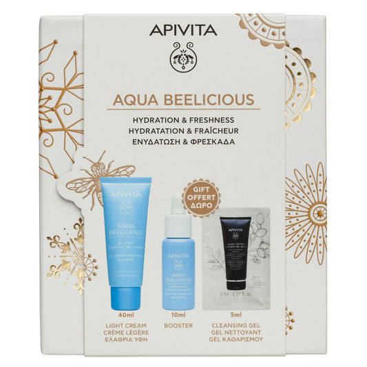 Apivita Aqua Beelicious Crema Gel Hidratante 40ml REGALO Sérum 10ml + Black Detox 5ml