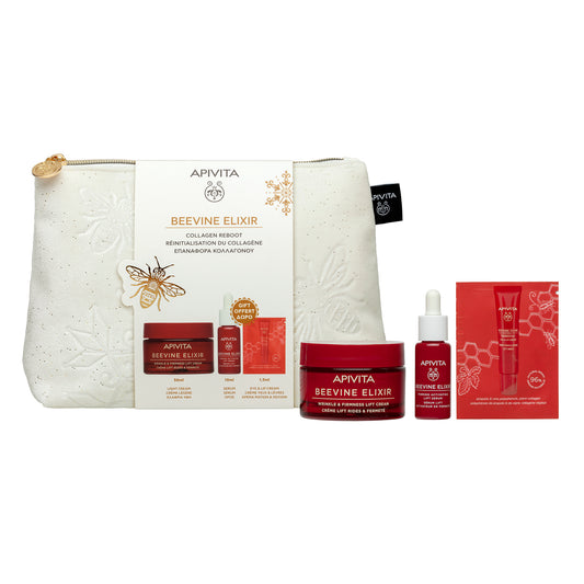 Apivita Beevine Elixir Crema Lift Y Firmeza Textura Leve 50ml REGALO Sérum 10ml + Contorno de Olhos 1,5ml