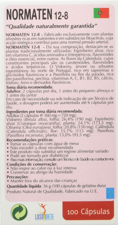 Lusodiete Normaten 100 Cápsulas-4