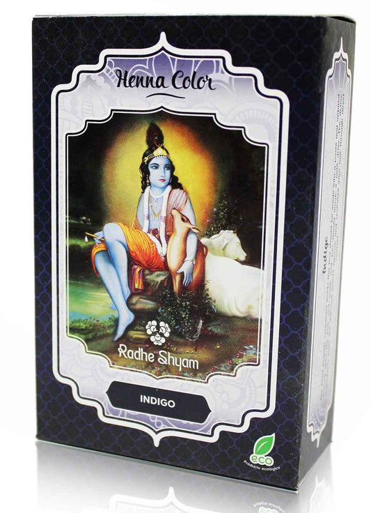 Radhe Shyam Spiritual Sky Henna Indigo Polvo 100 g-1