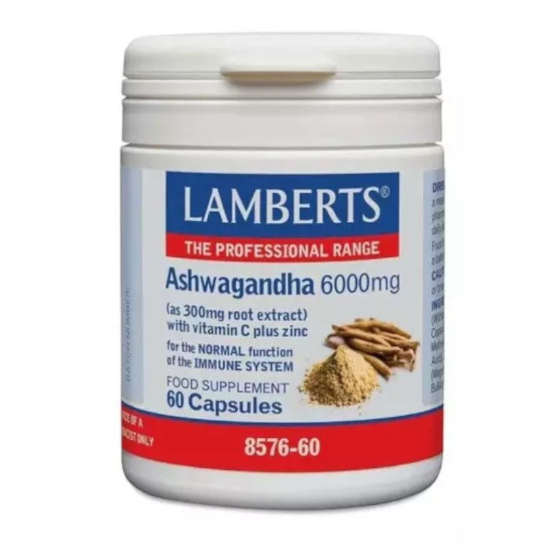 Lamberts Ashwagandha 6000 Mg 60 Cápsulas-1