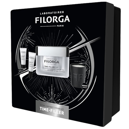 FILORGA Cofre Time Filler Crema Antiarrugas 50ml + Sérum 7ml + Contorno de Noche 15ml-1