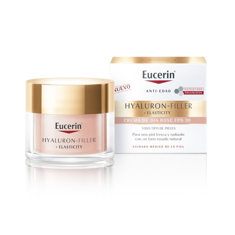 Eucerin Hyaluron Filler+ Elasticity Crema de Día Rosé 50ml + Refill 50ml