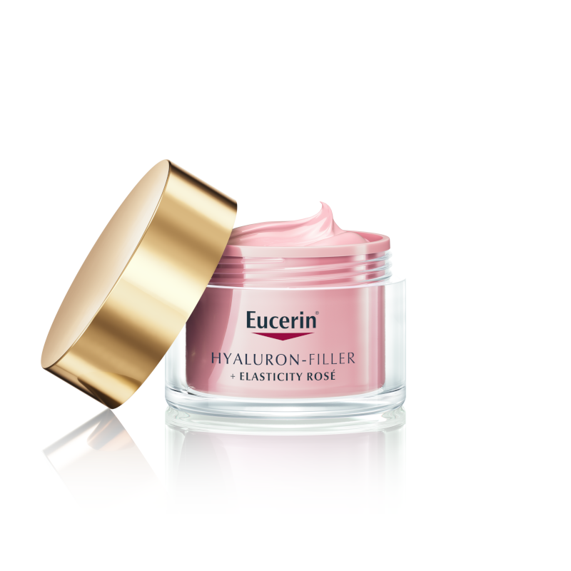 Eucerin Hyaluron Filler+ Elasticity Crema de Día Rosé 50ml + Refill 50ml
