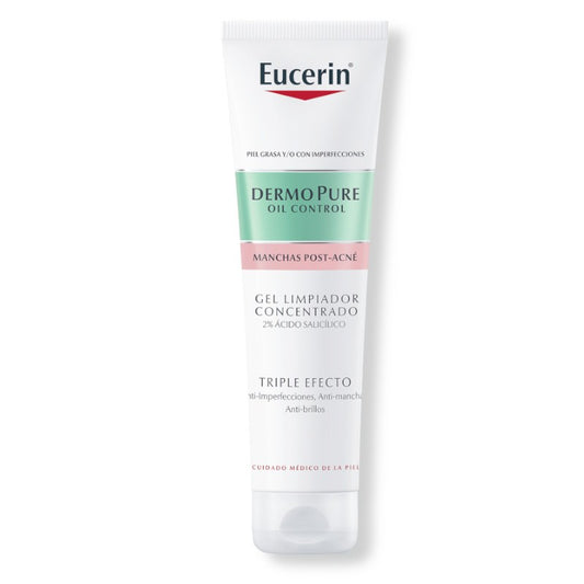 EUCERIN Dermopure Gel Nettoyant Concentré Triple Effet 150 ml