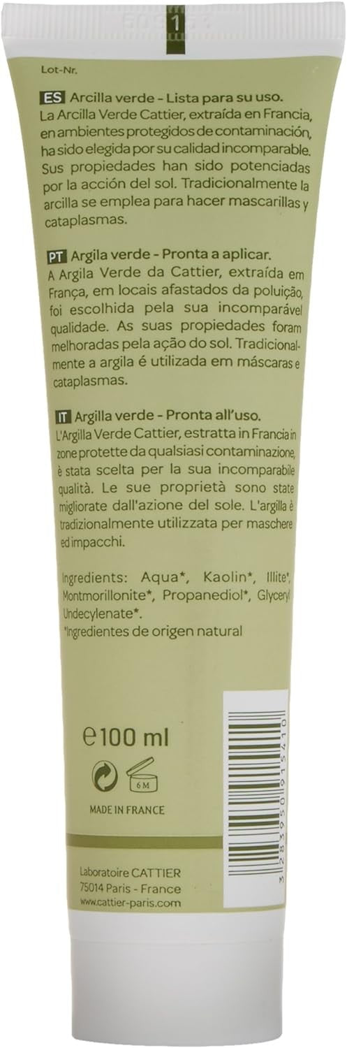 Cattier Arcilla Verde Tubo 100 Gr-2