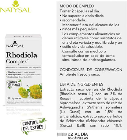Natysal Rhodiola Complex 60 Caps-4